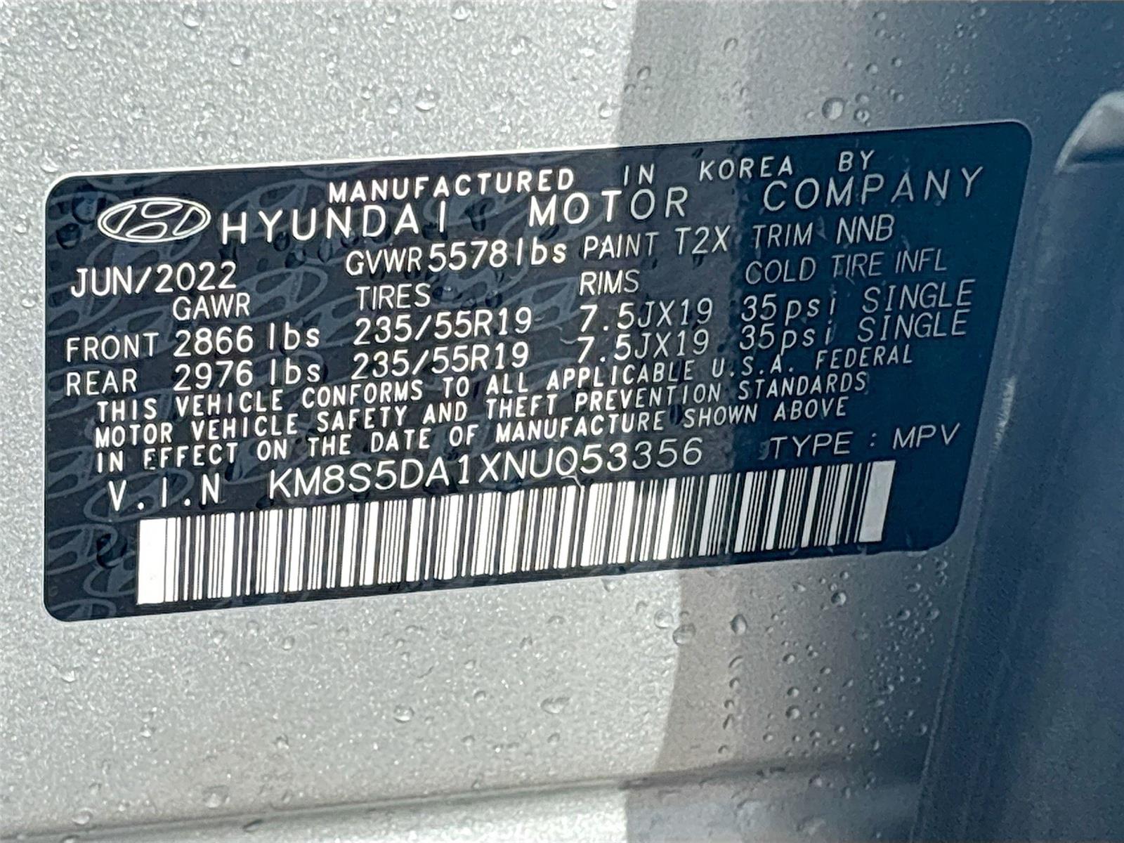 2022 Hyundai Santa Fe Hybrid Limited