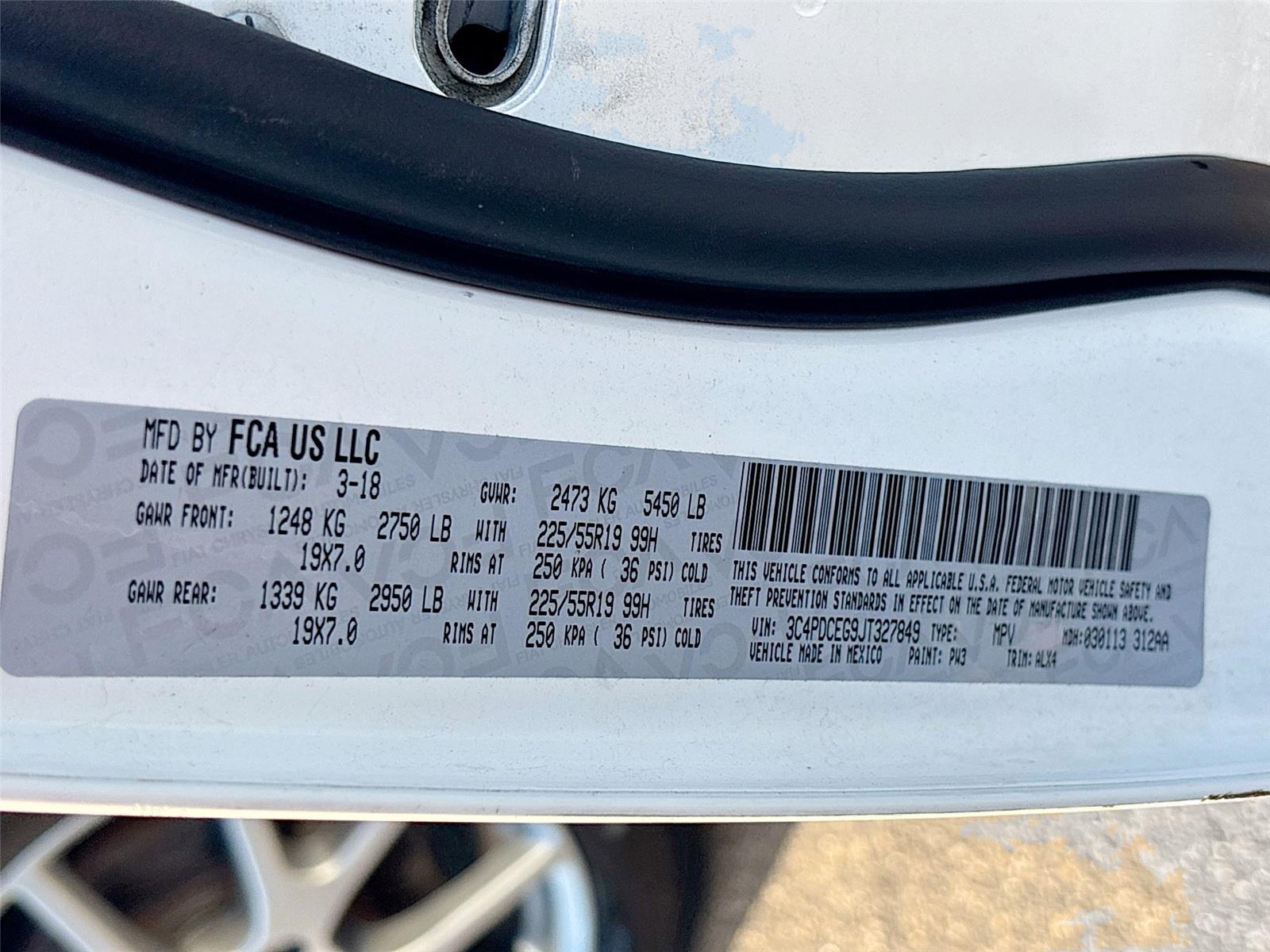 2018 Dodge Journey GT