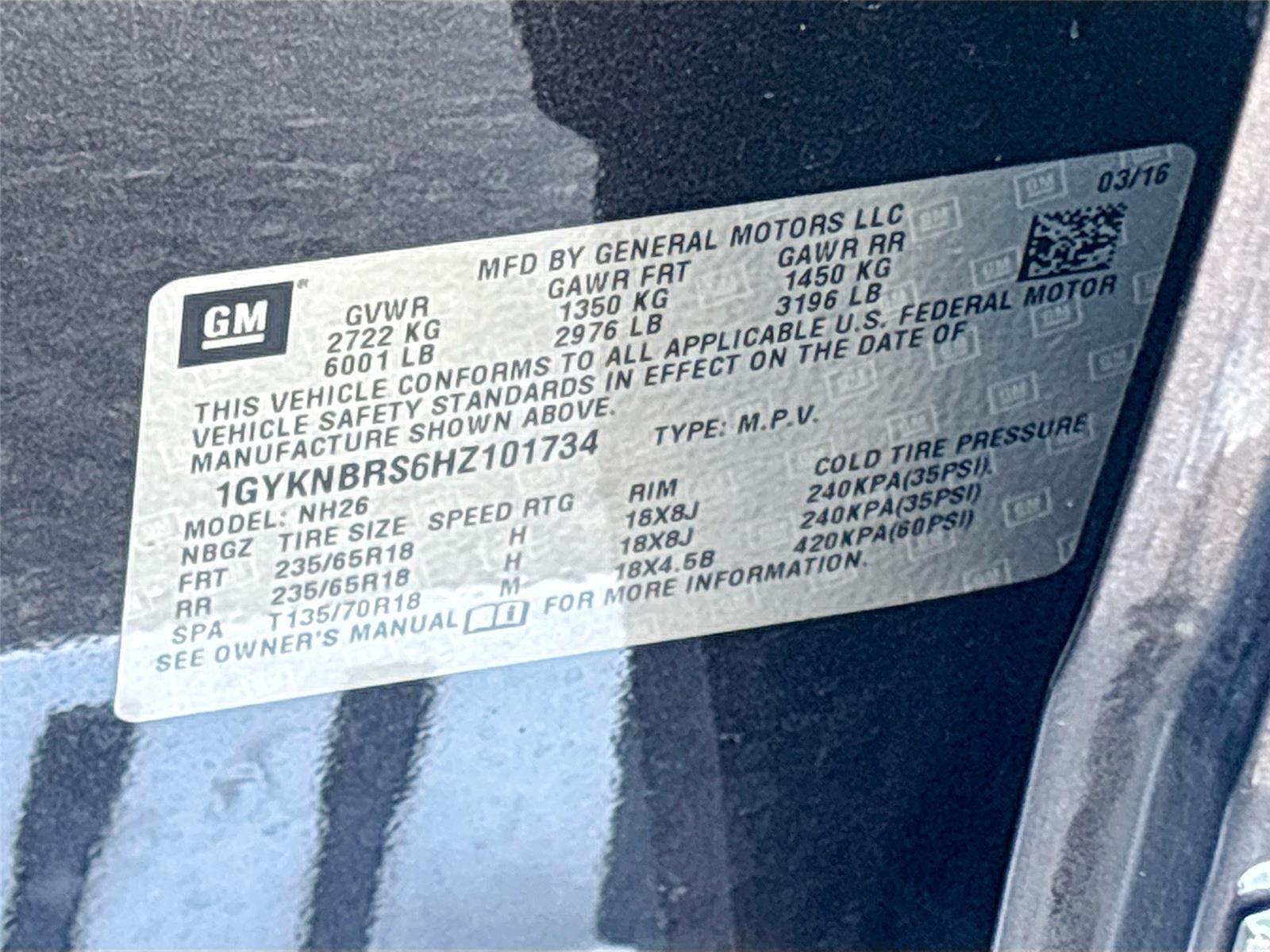 2017 Cadillac XT5 Luxury FWD