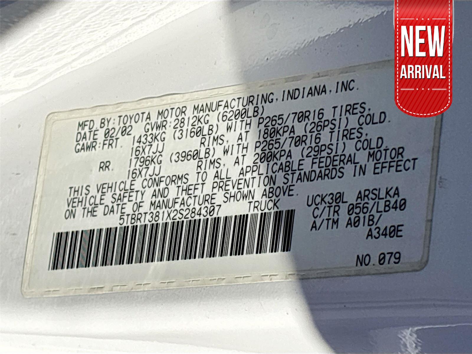 2002 Toyota Tundra Limited V8