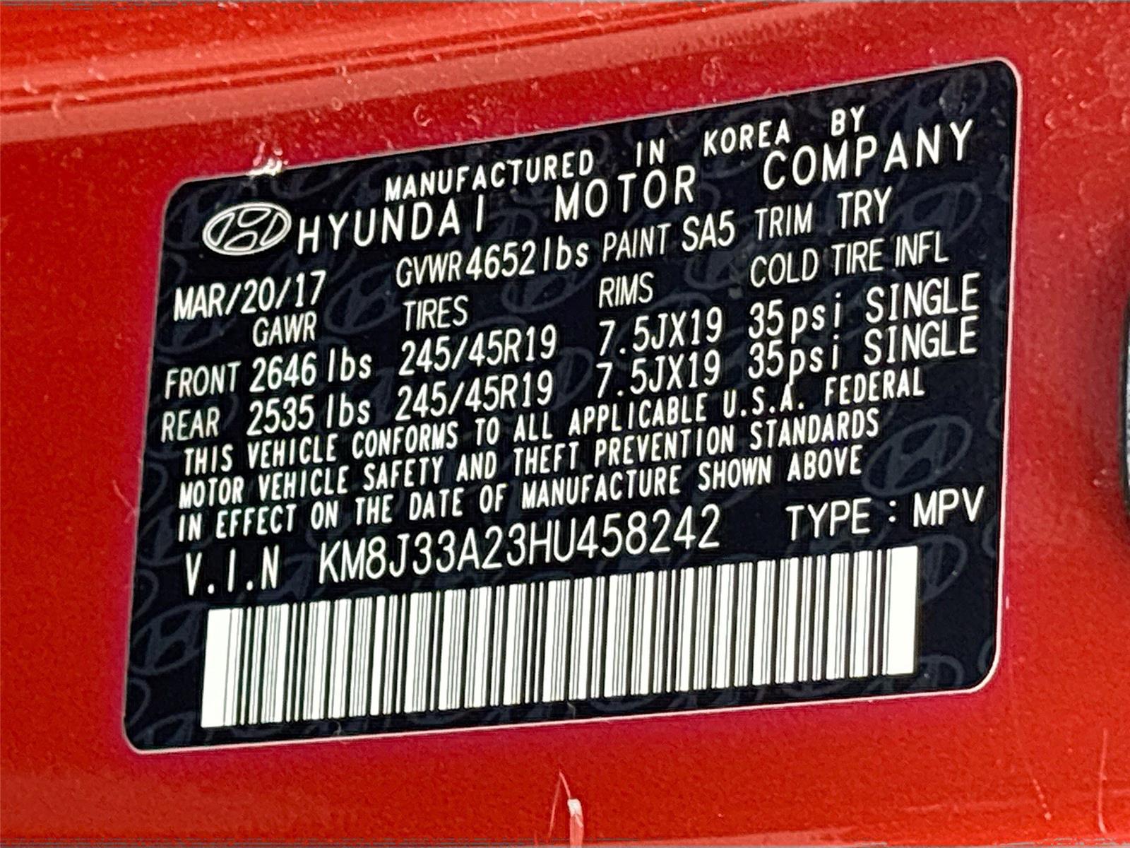 2017 Hyundai Tucson Limited