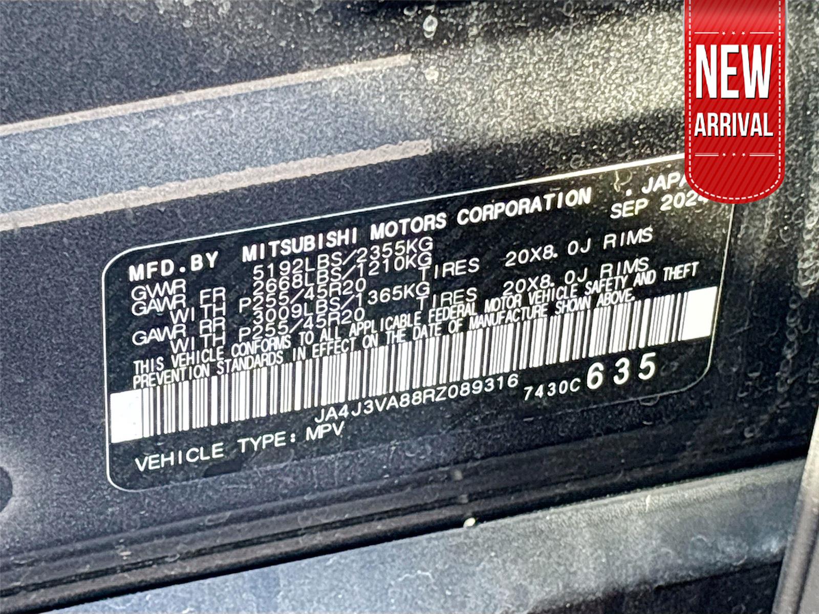 2024 MITSUBISHI OUTLANDER SE/BL