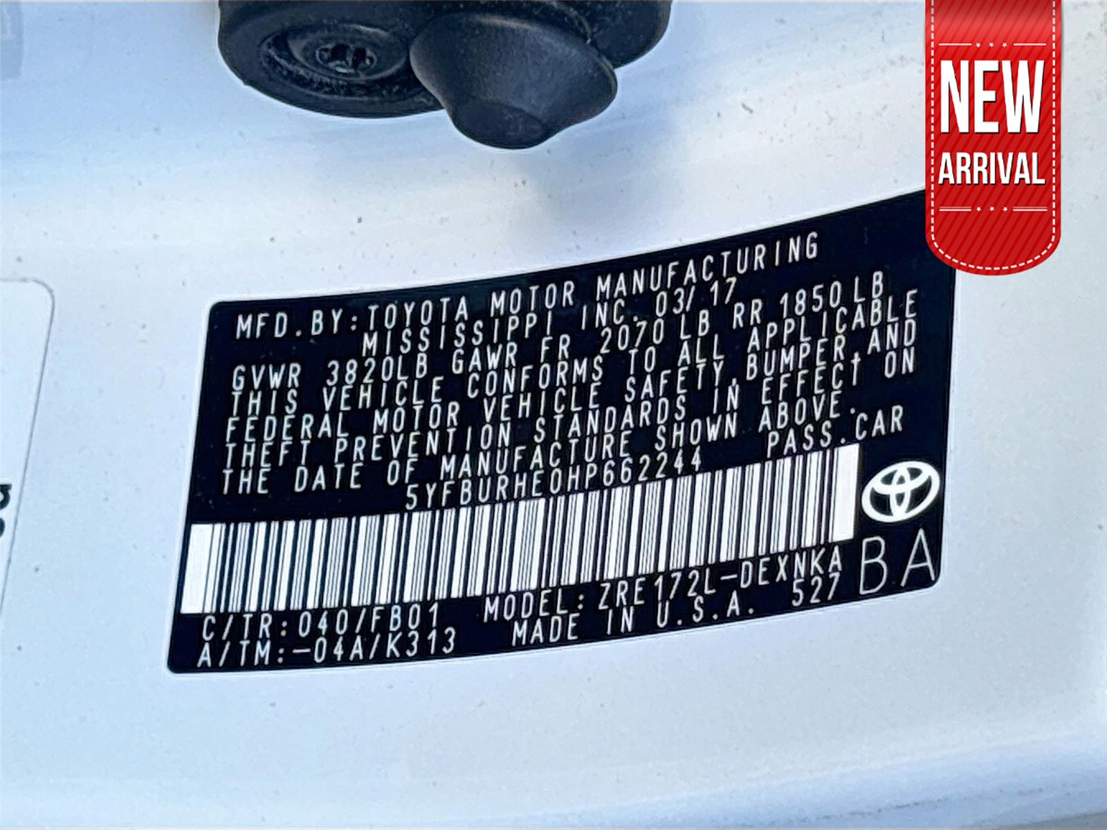 2017 Toyota Corolla LE