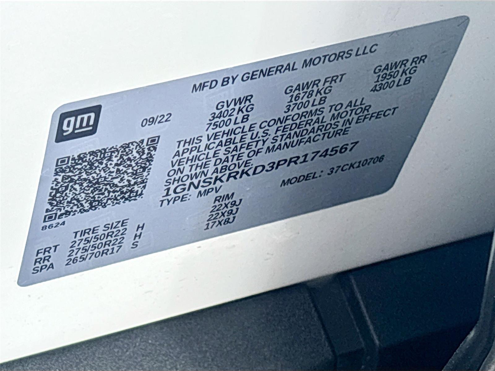 2023 Chevrolet Tahoe RST