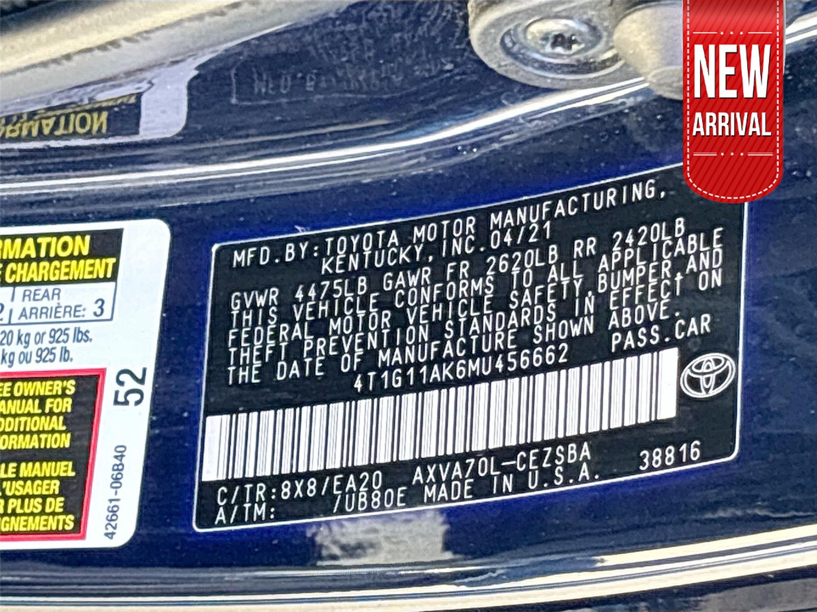 2021 Toyota Camry SE Nightshade