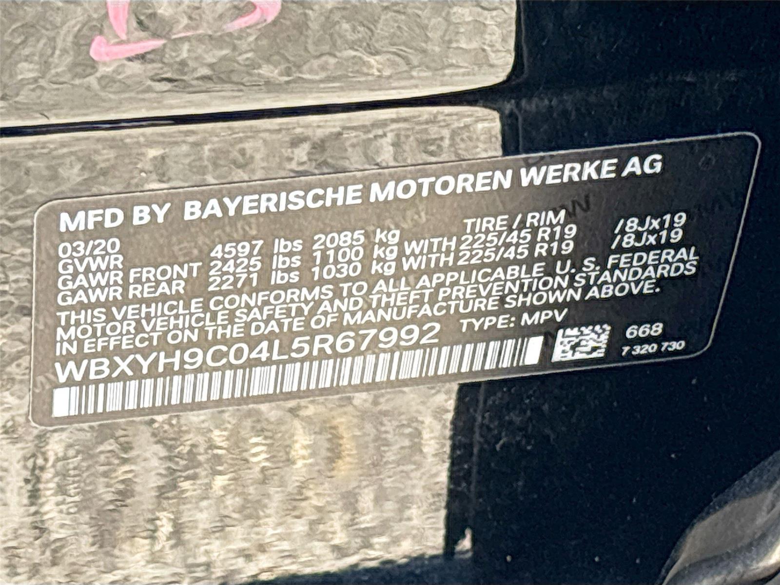 2020 BMW X2 sDrive28i