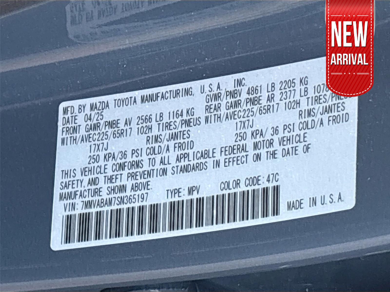 2025 Mazda CX-50 2.5 S Select Package