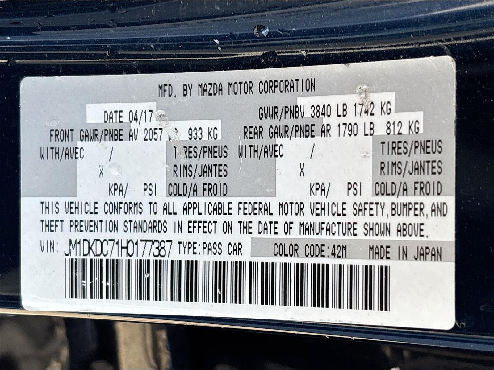 2017 Mazda CX-3 Touring