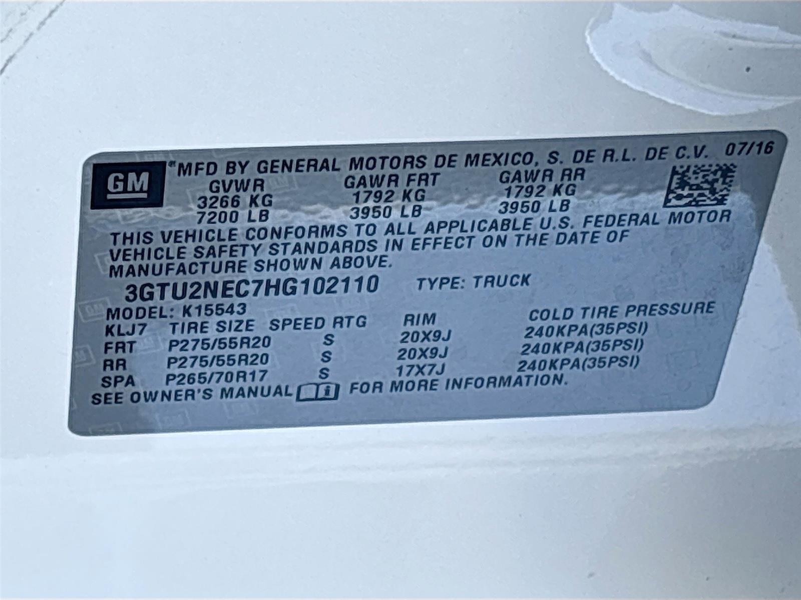 2017 GMC Sierra 1500 SLT