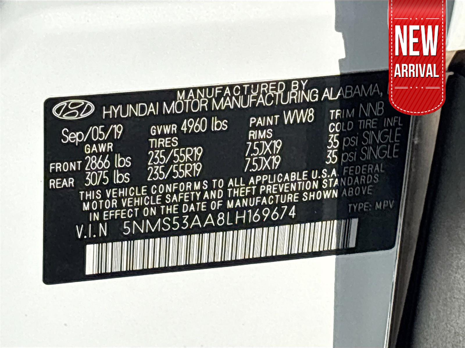 2020 Hyundai Santa Fe Limited