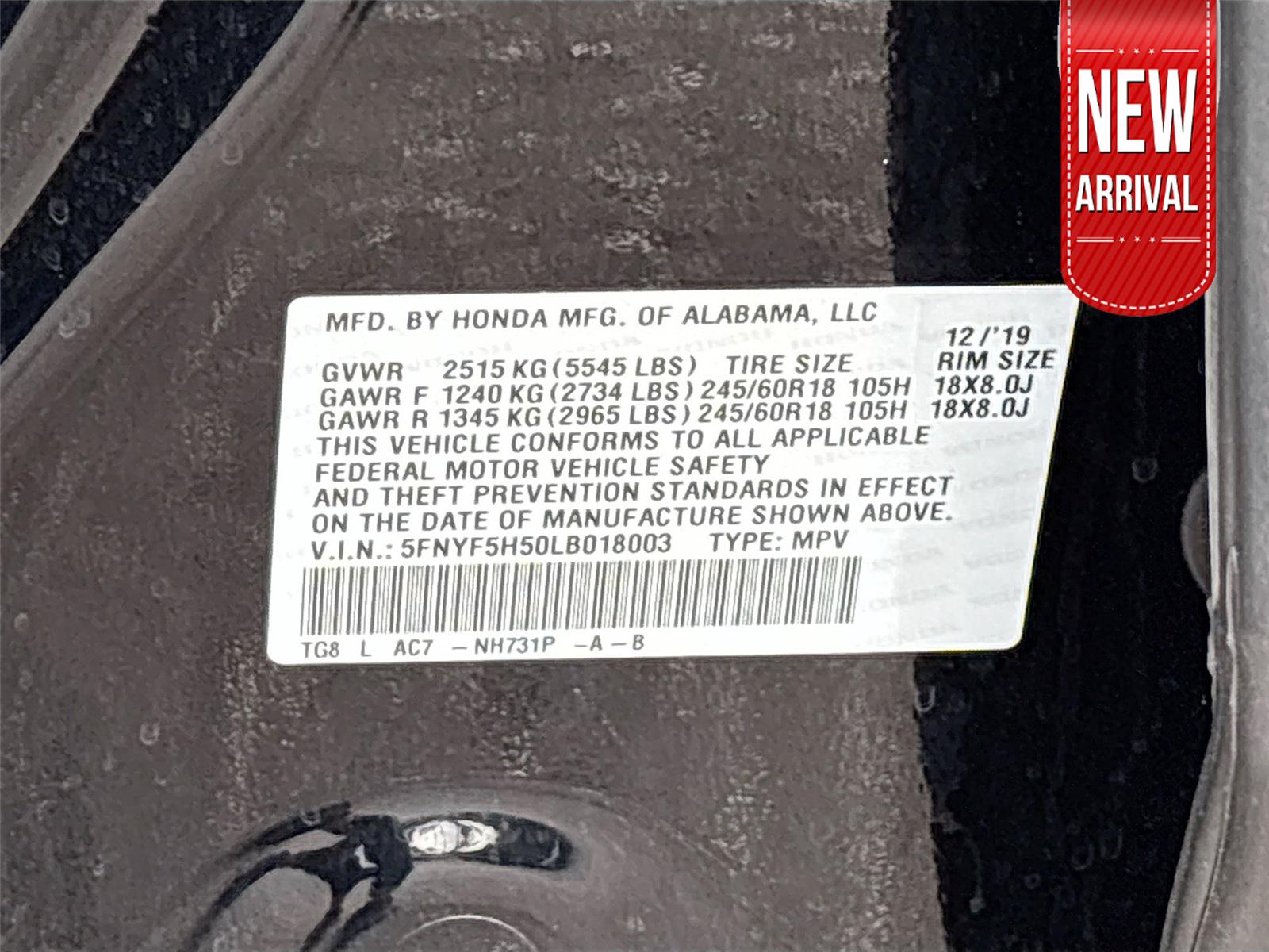 2020 Honda Pilot EX-L