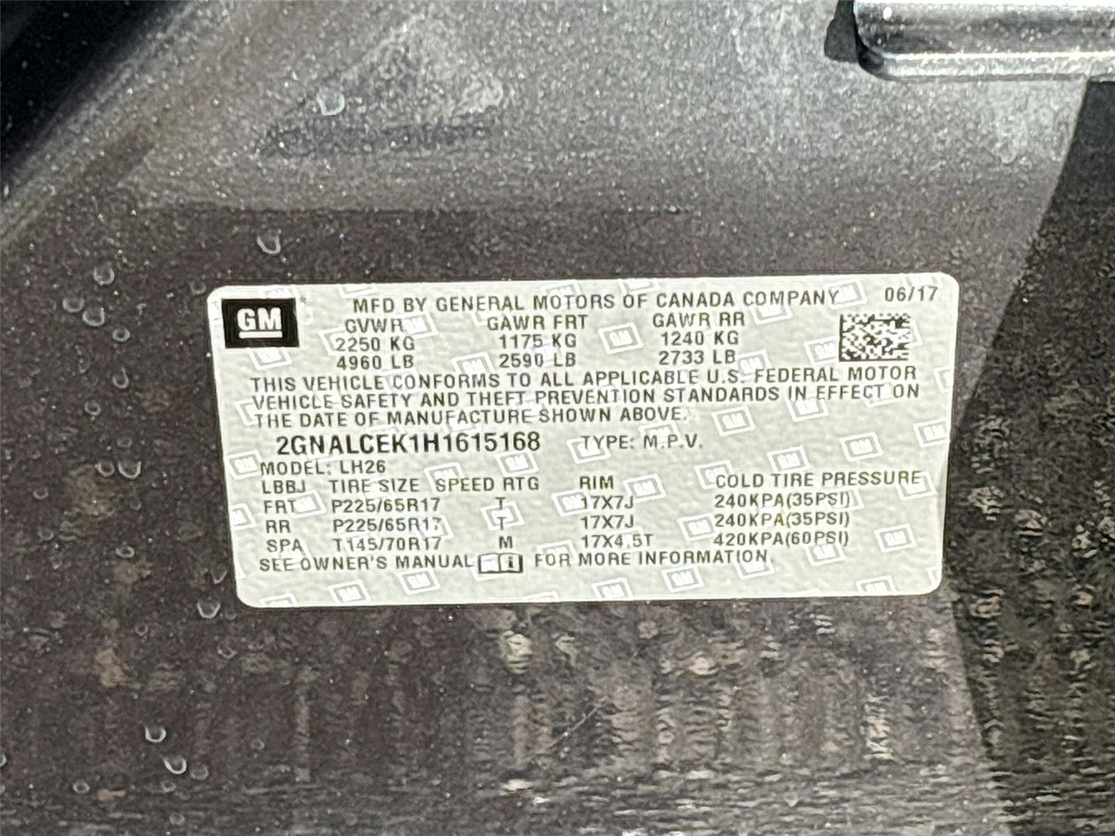 2017 Chevrolet Equinox LT