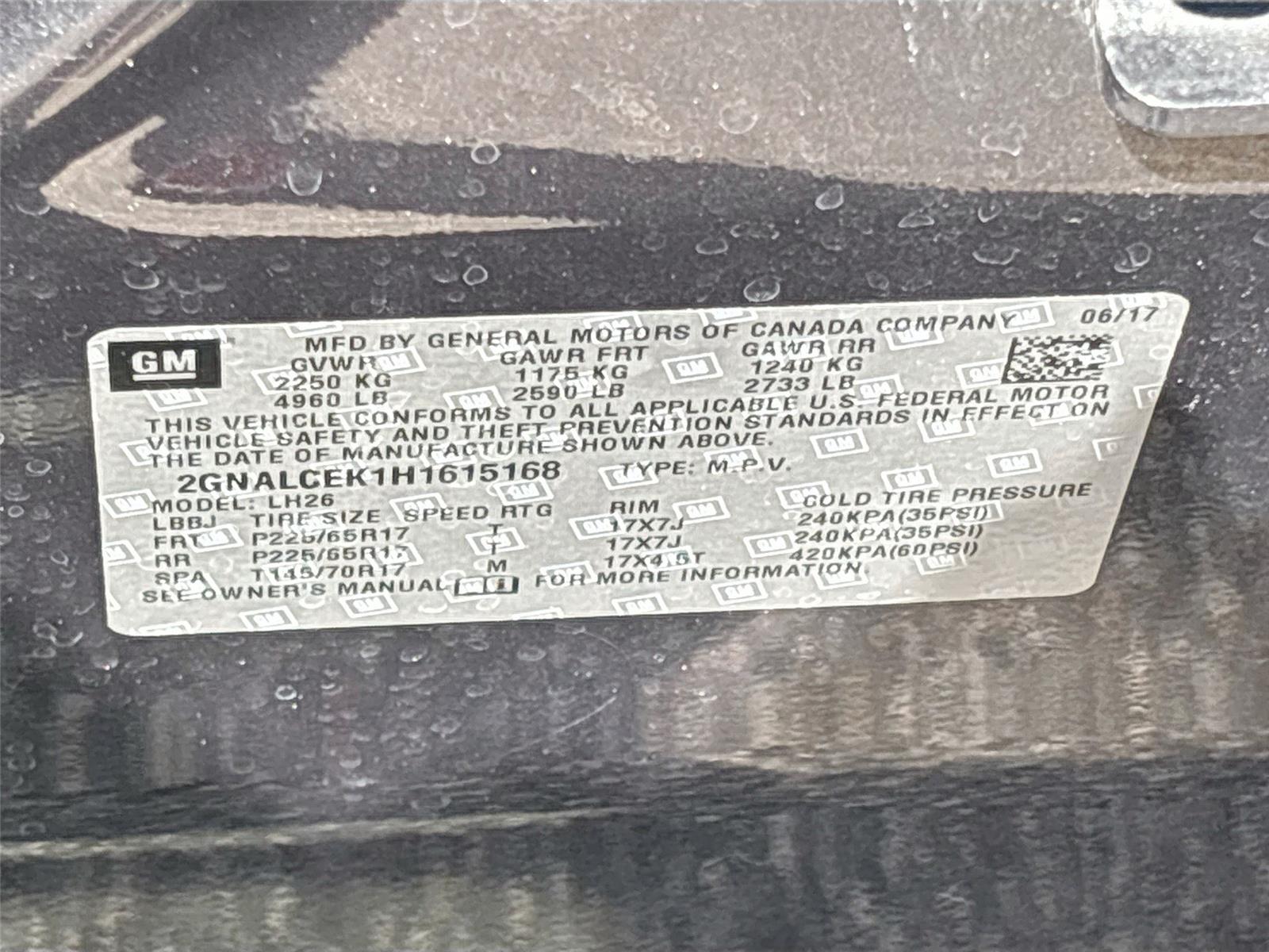 2017 Chevrolet Equinox LT