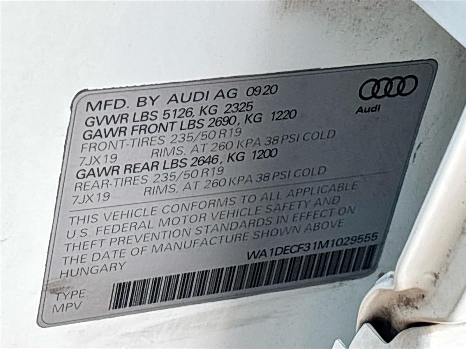 2021 Audi Q3 S line Premium