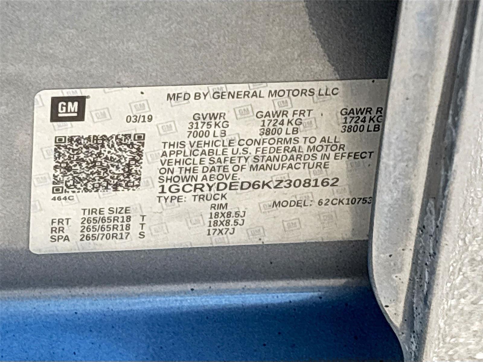 2019 Chevrolet Silverado 1500 LT