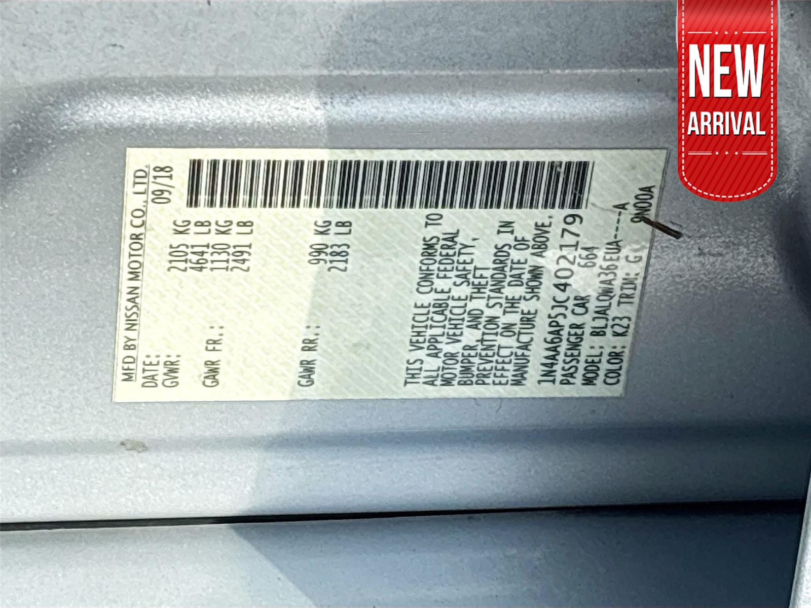 2018 Nissan Maxima S