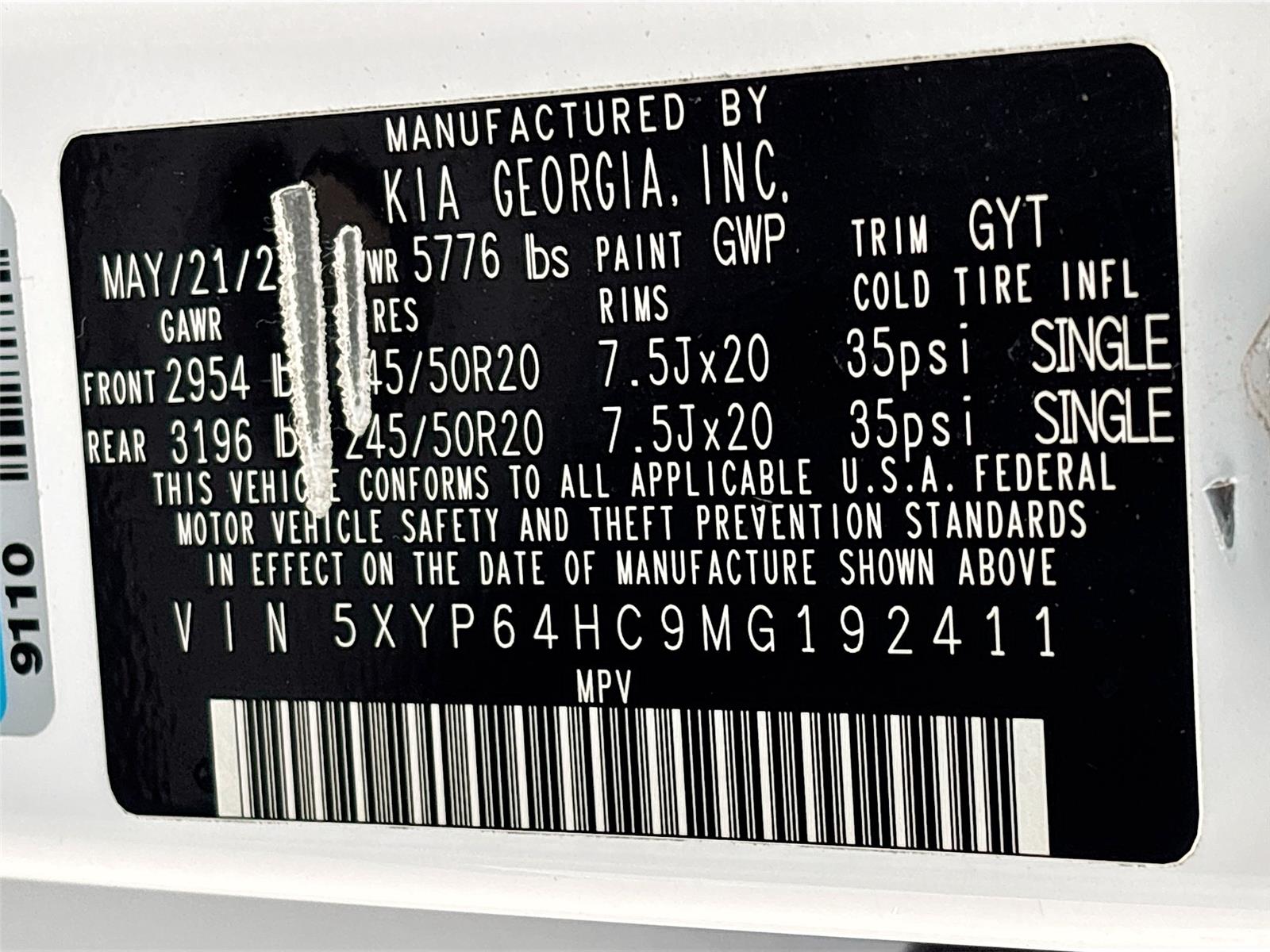 2021 Kia Telluride S