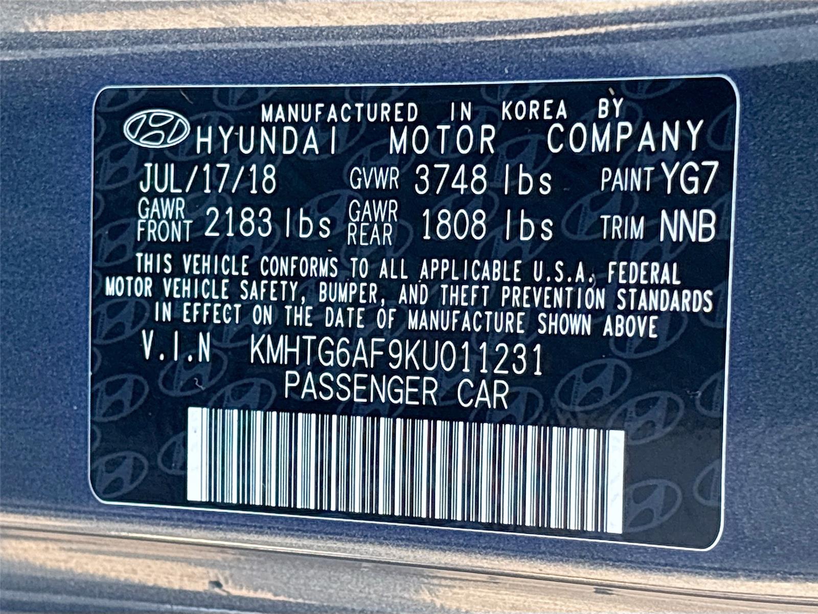 2019 Hyundai Veloster 2.0