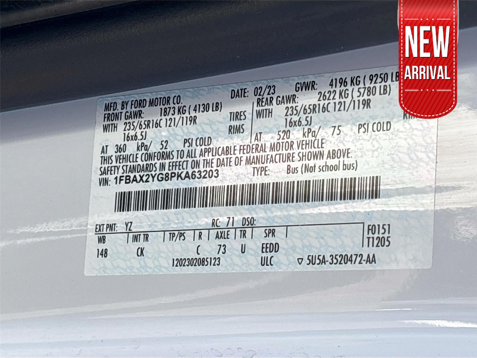 2023 Ford Transit 350 XLT