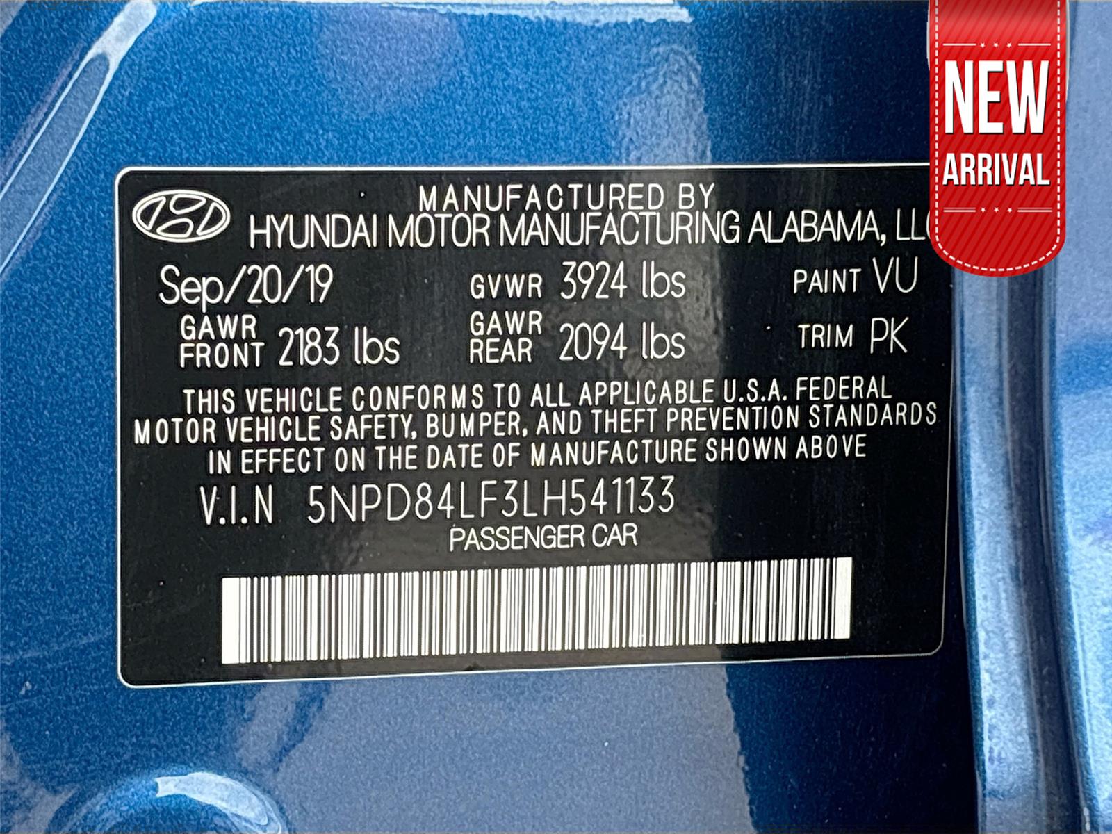 2020 Hyundai Elantra SEL