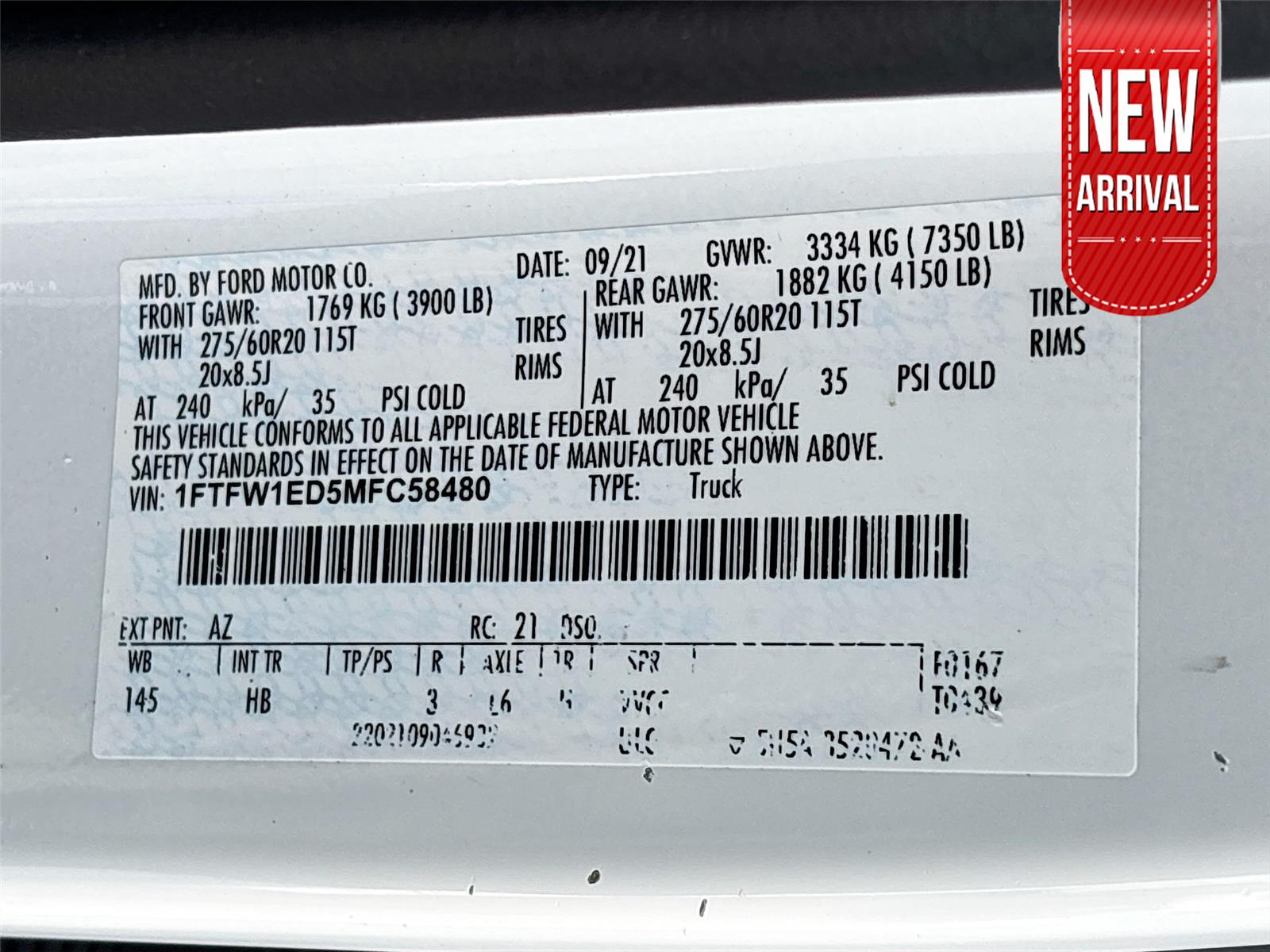 2021 Ford F-150 LARIAT