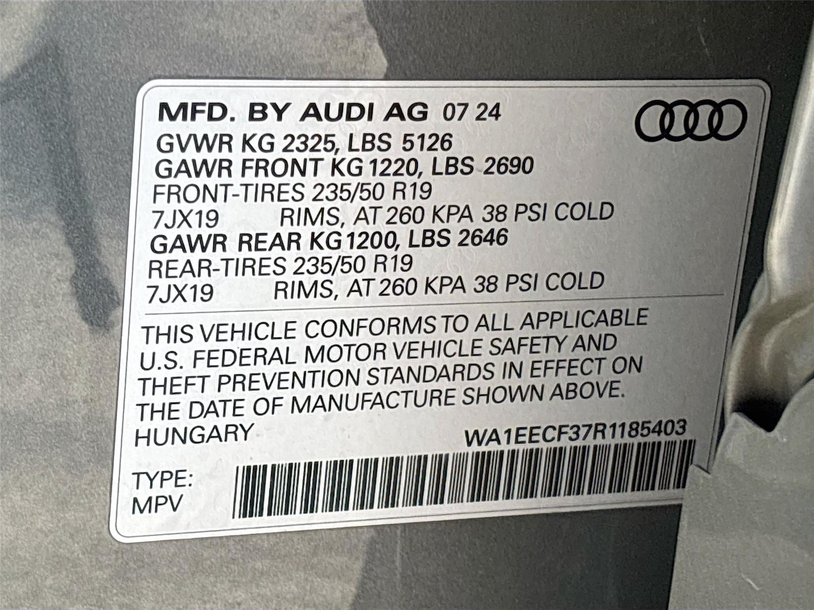 2024 Audi Q3 S line Premium Plus