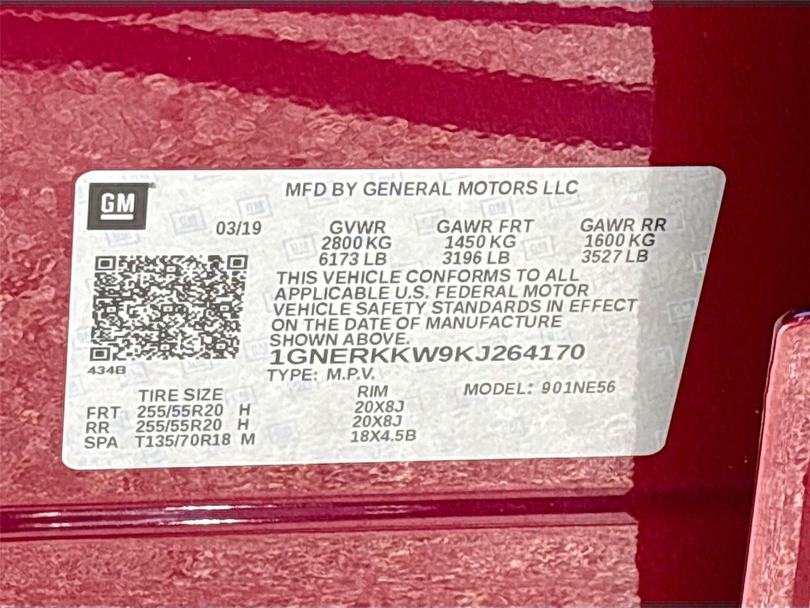 2019 Chevrolet Traverse Premier