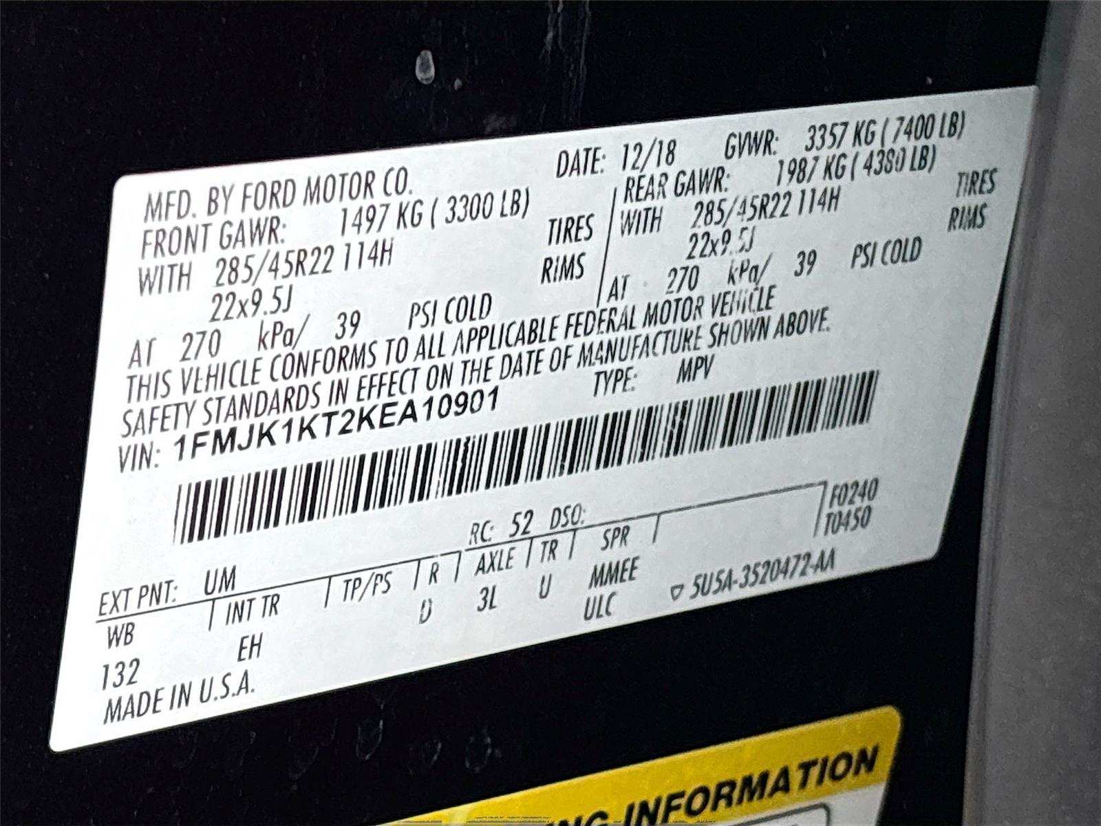 2019 Ford Expedition Max Limited