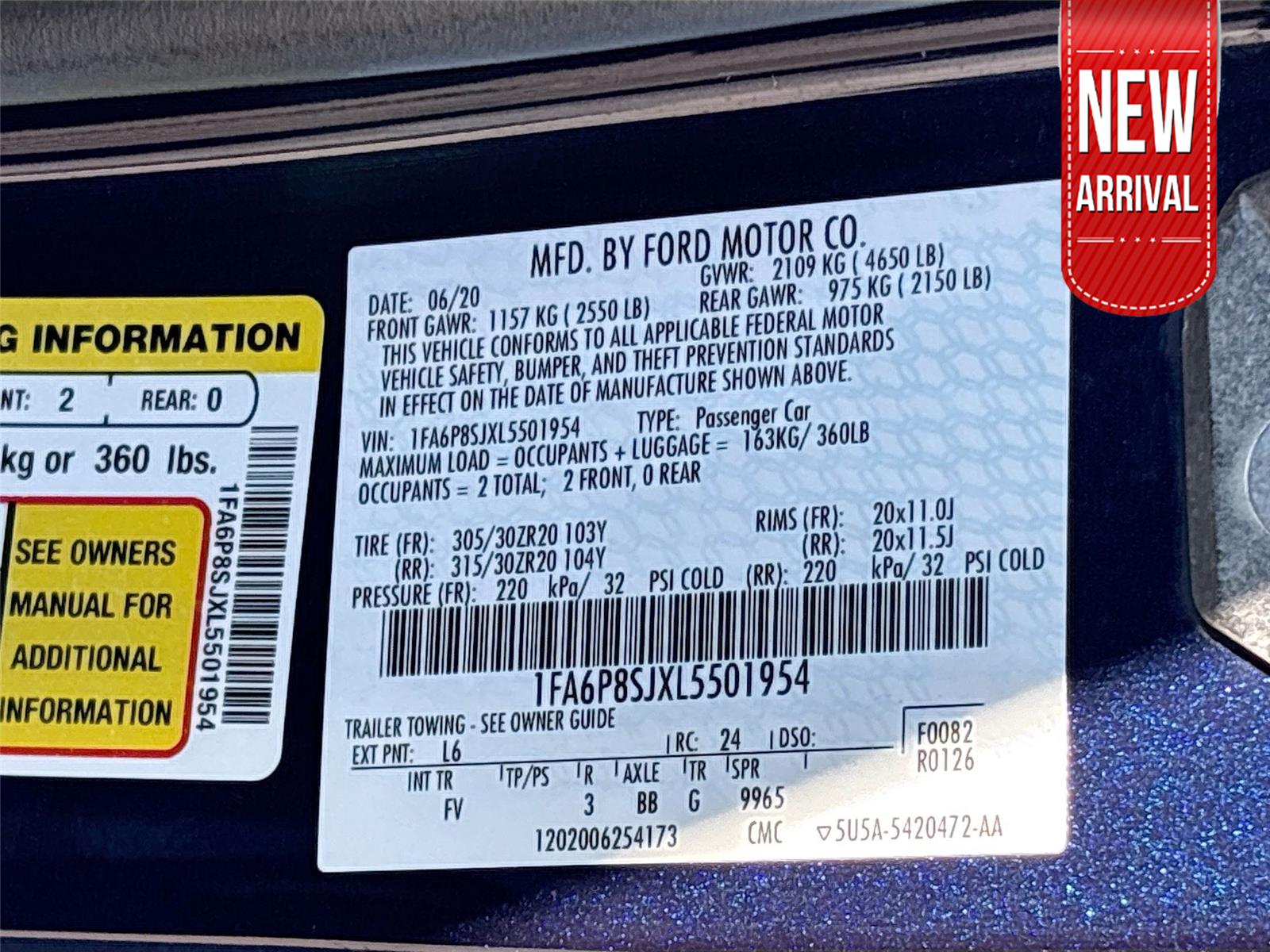 2020 Ford Mustang Shelby GT500