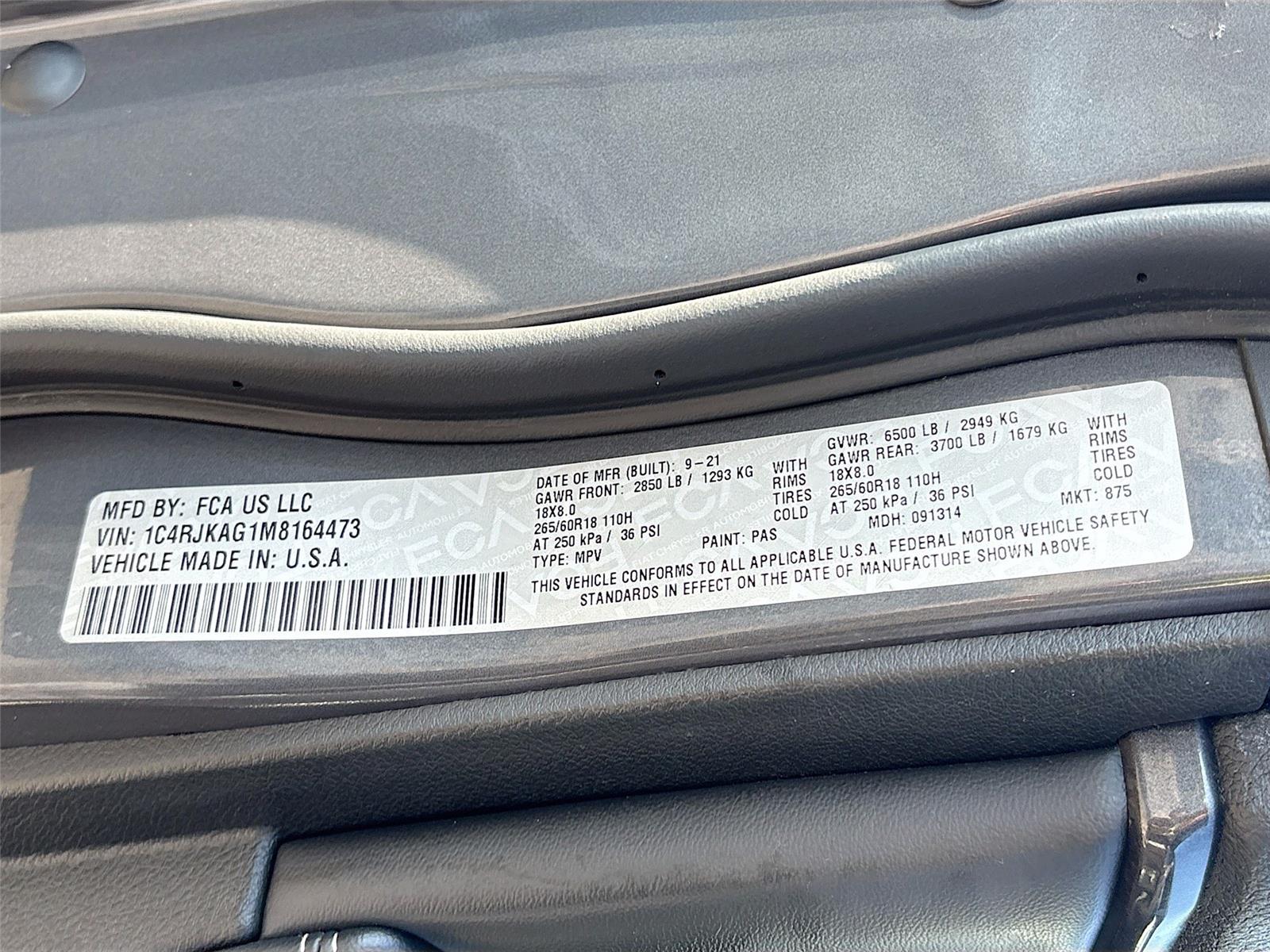 2021 Jeep Grand Cherokee L Laredo