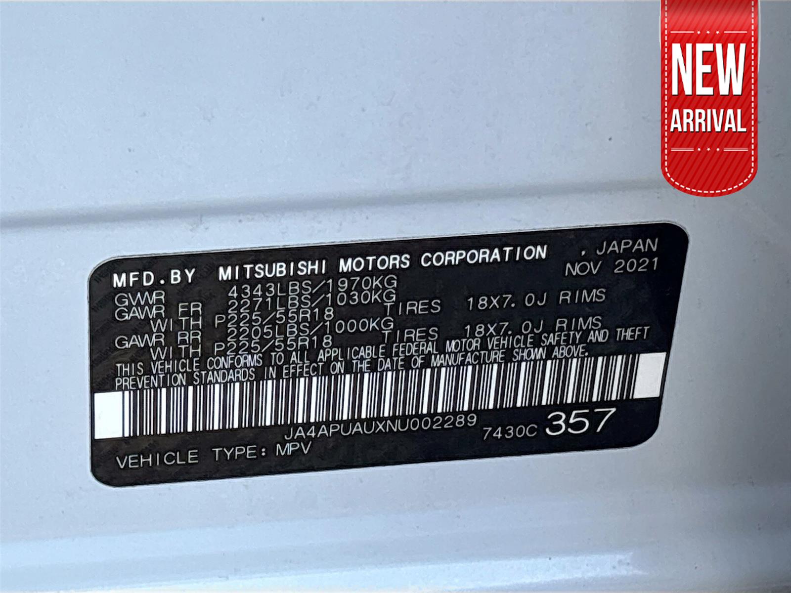 2022 Mitsubishi Outlander Sport ES