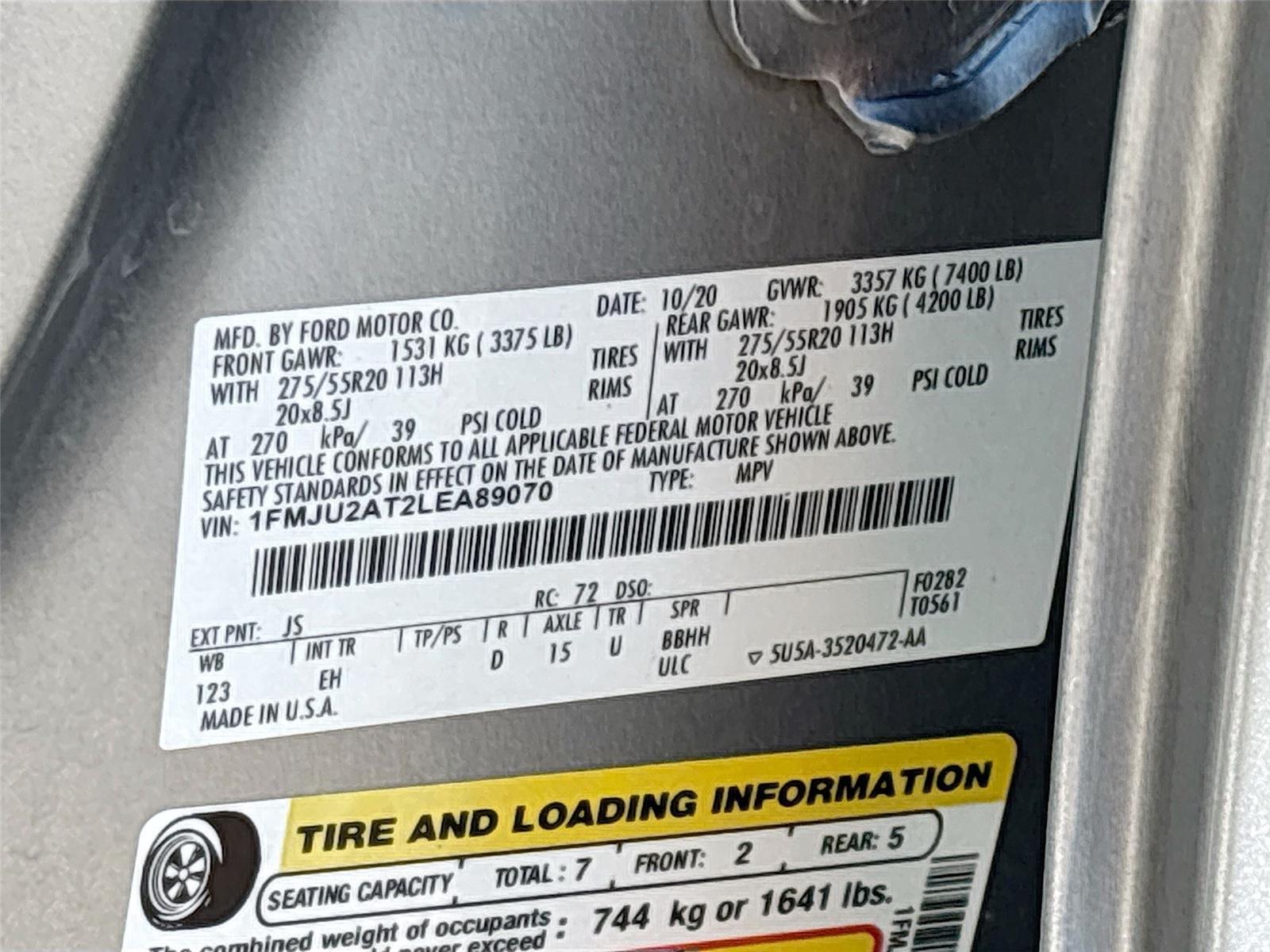 2020 Ford Expedition Limited