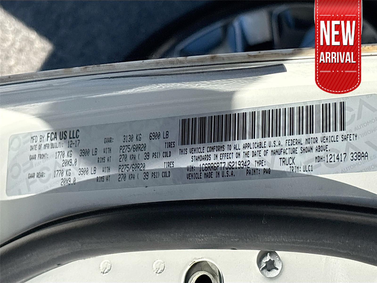 2018 Ram 1500 Limited