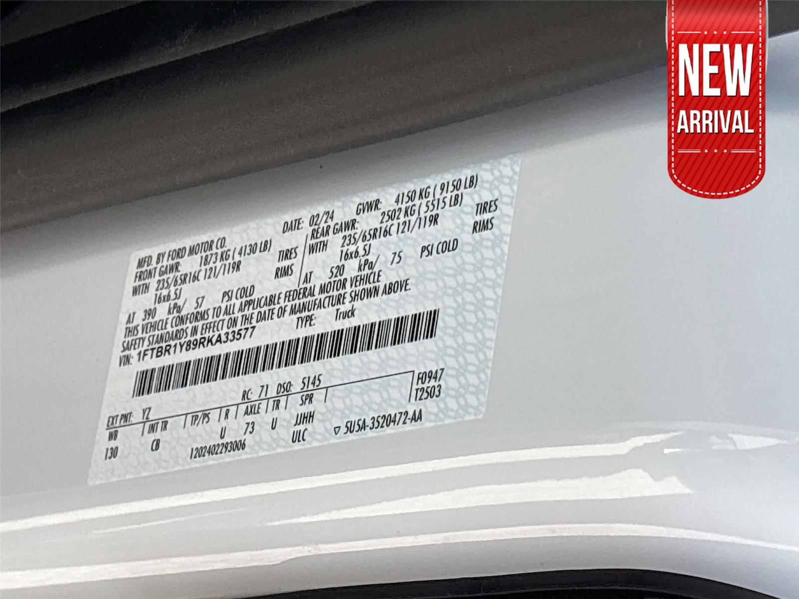 2024 Ford Transit Cargo Van