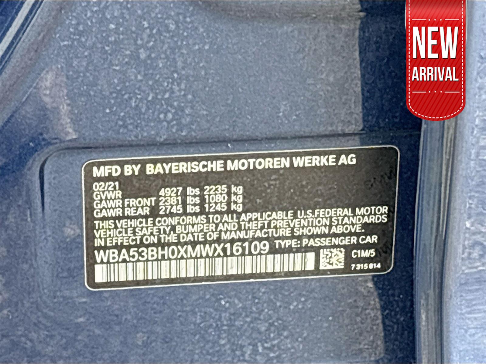 2021 BMW 5 Series 530i