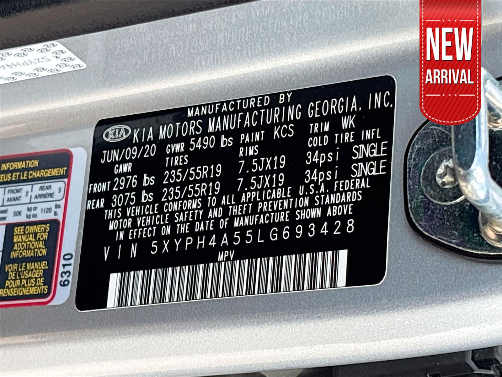 2020 Kia Sorento EX V6