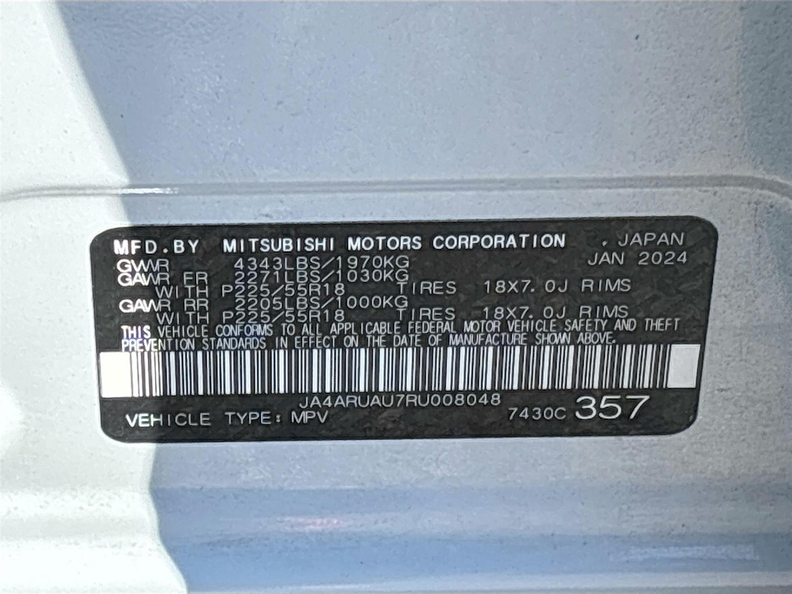 2024 Mitsubishi Outlander Sport ES