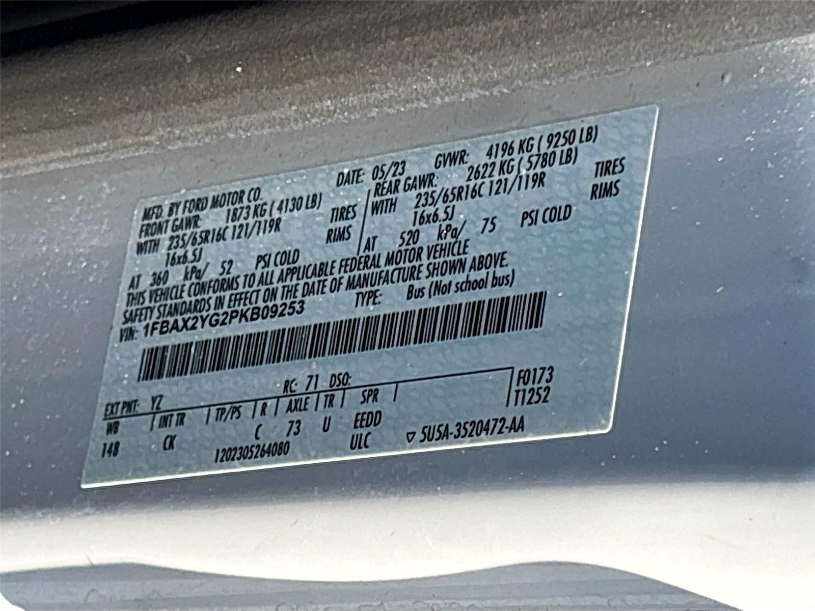 2023 Ford Transit 350 XLT