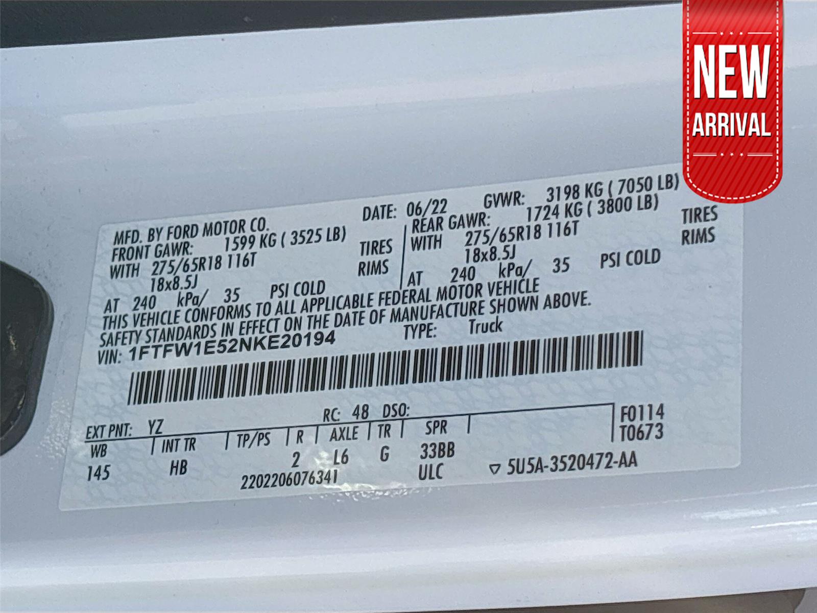 2022 Ford F-150 LARIAT