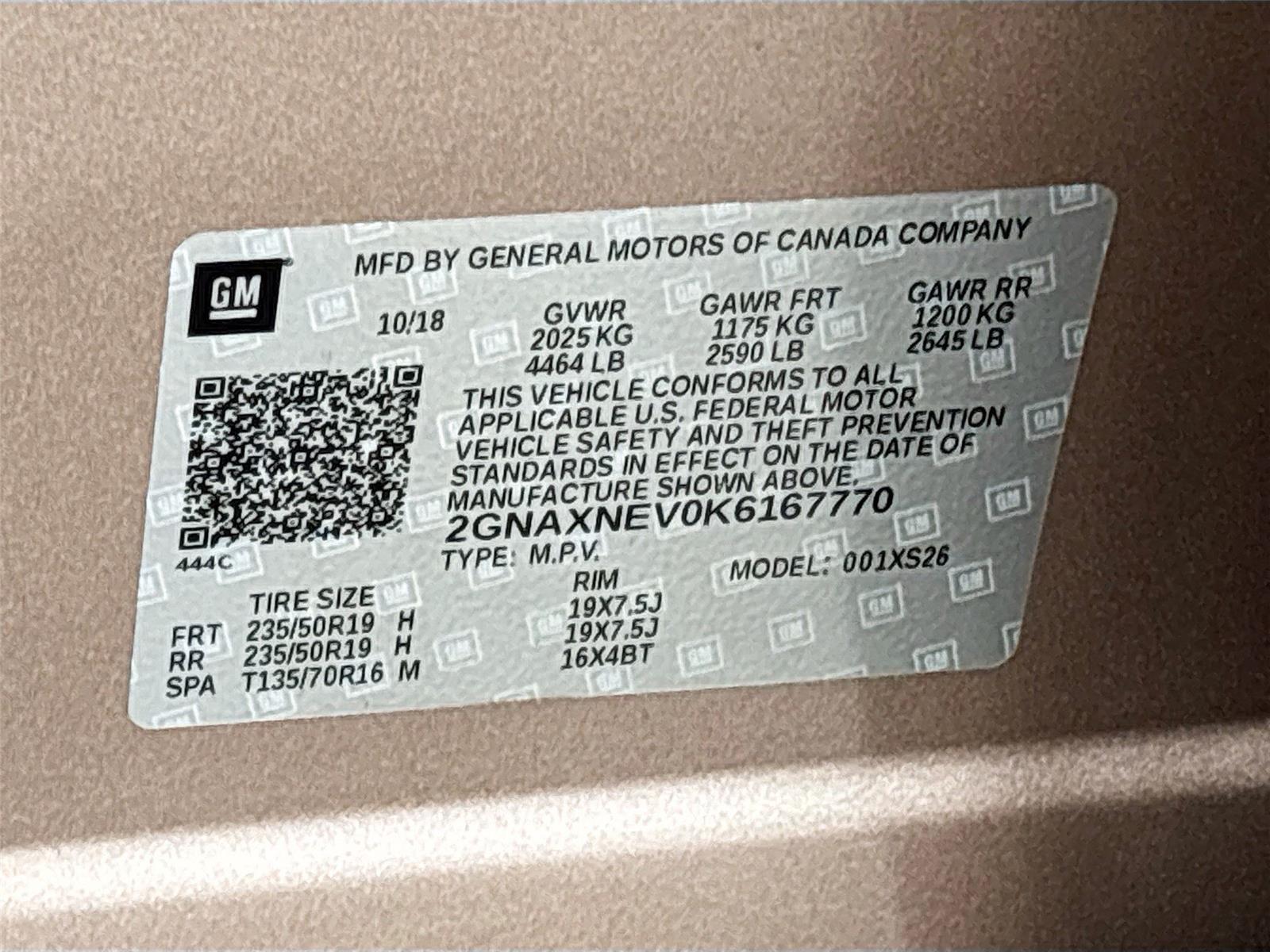 2019 Chevrolet Equinox Premier