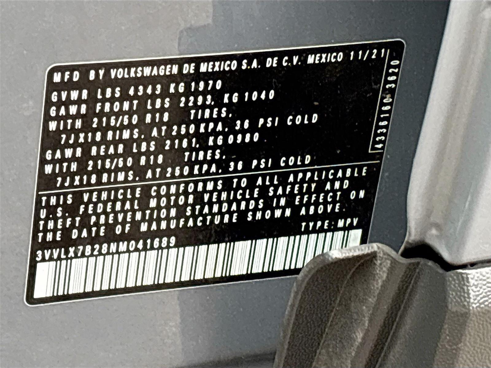 2022 Volkswagen Taos SE