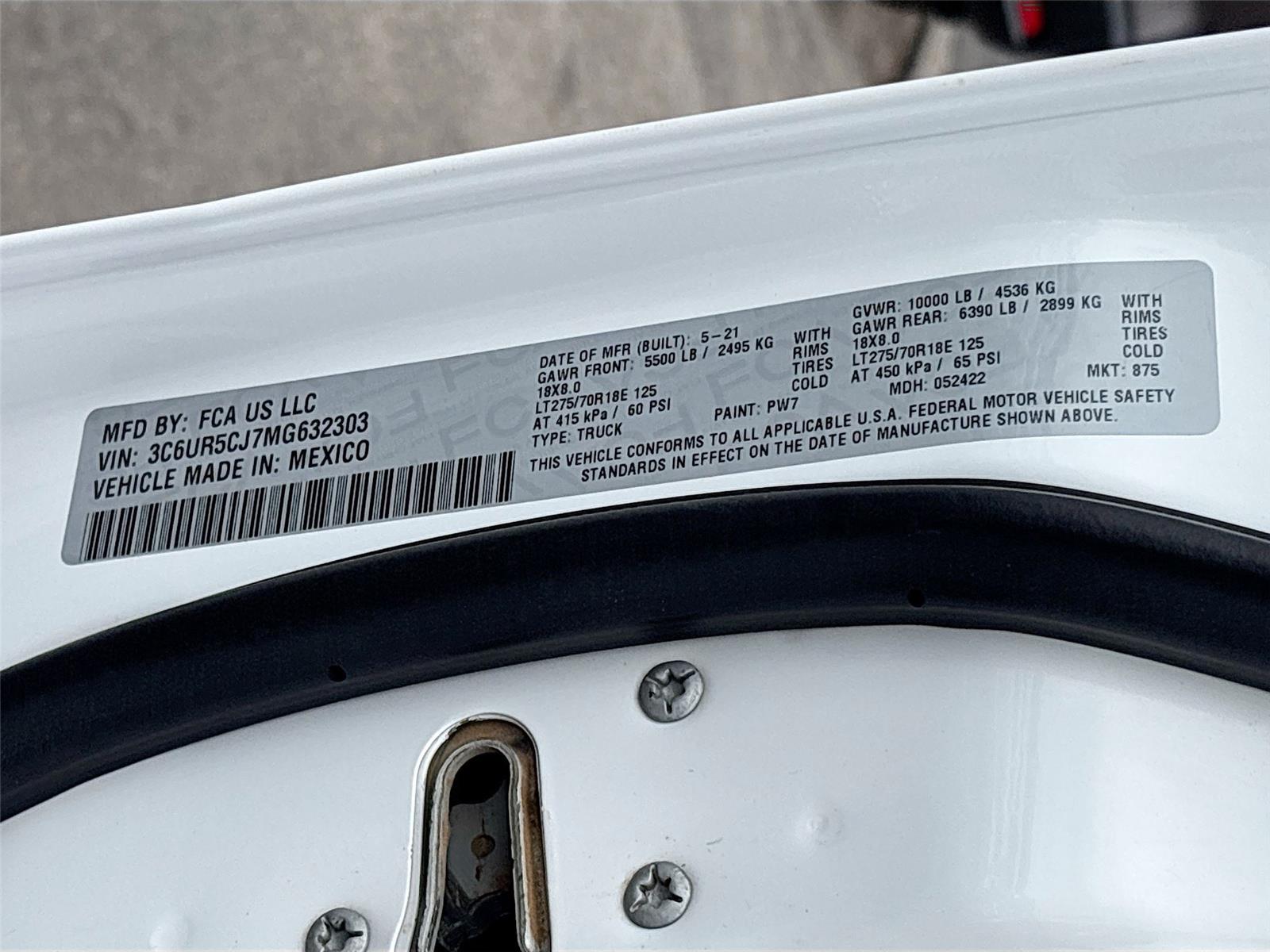 2021 Ram 2500 Tradesman