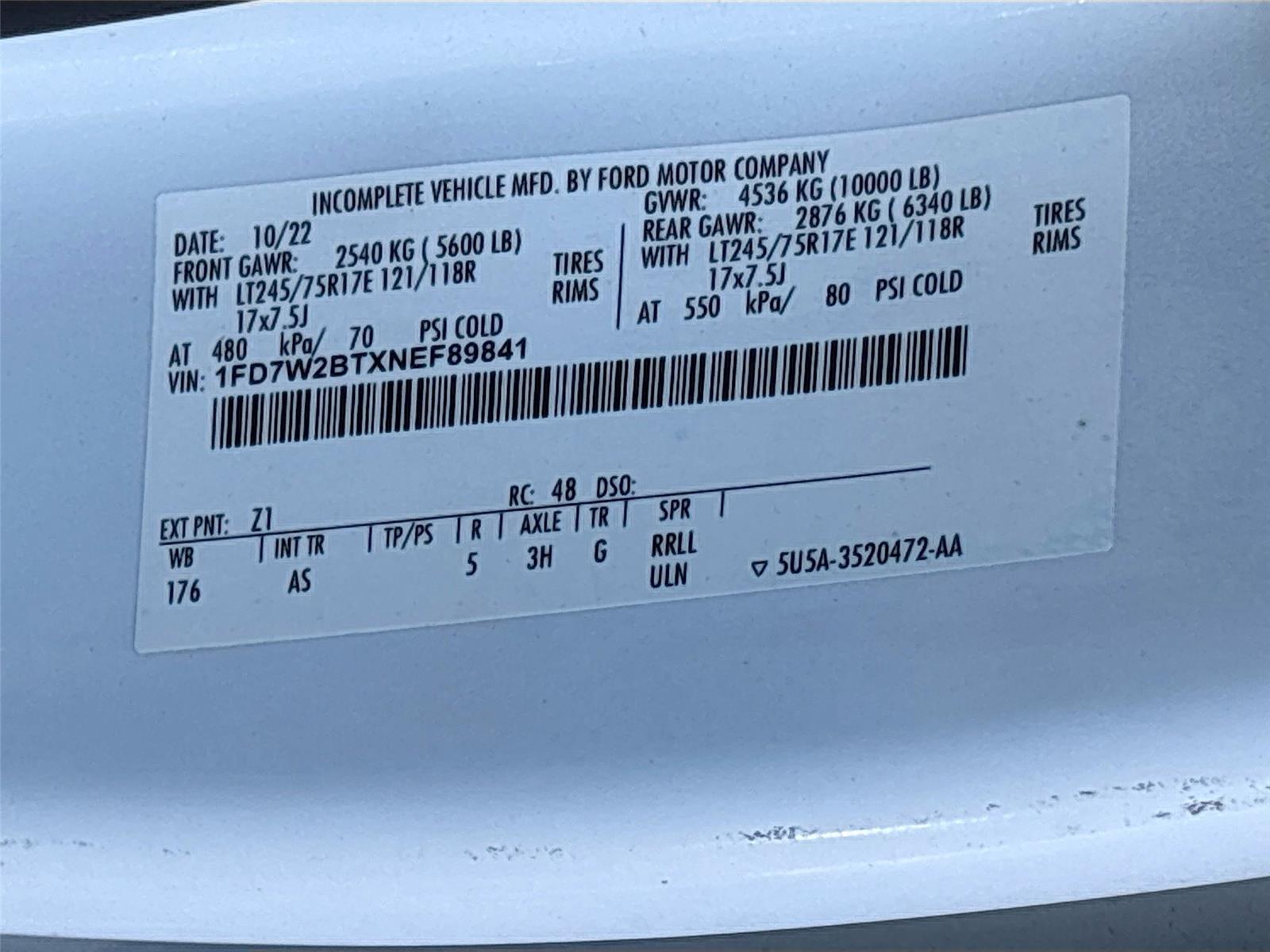 2022 Ford Super Duty F-250 SRW XL