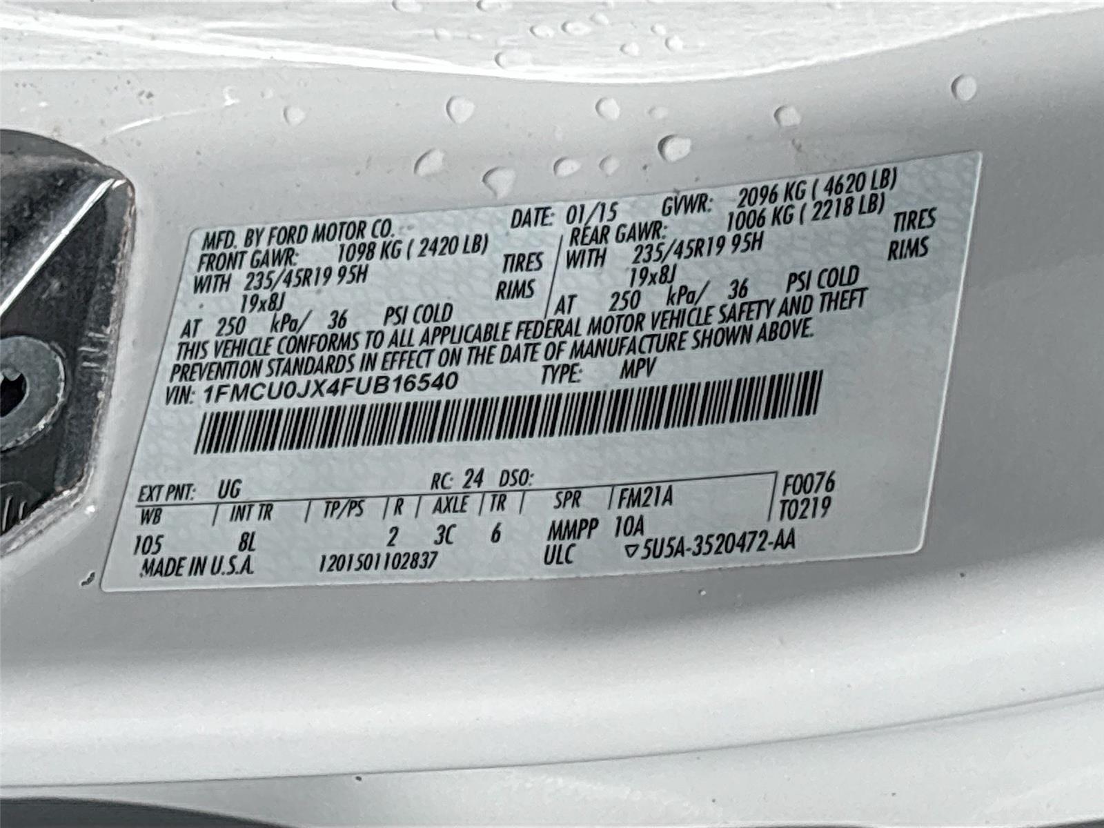 2015 Ford Escape Titanium