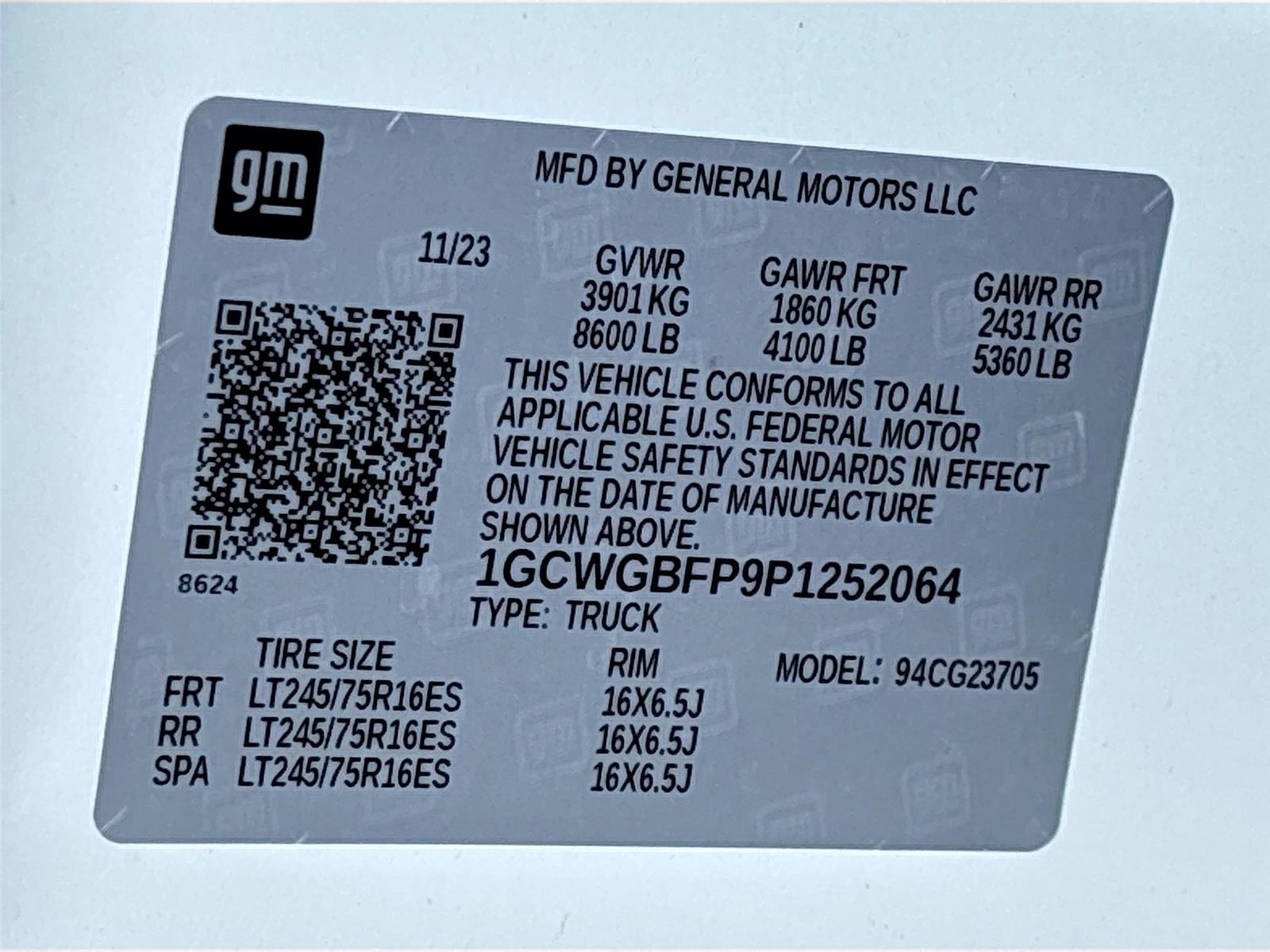 2023 Chevrolet Express Cargo Van