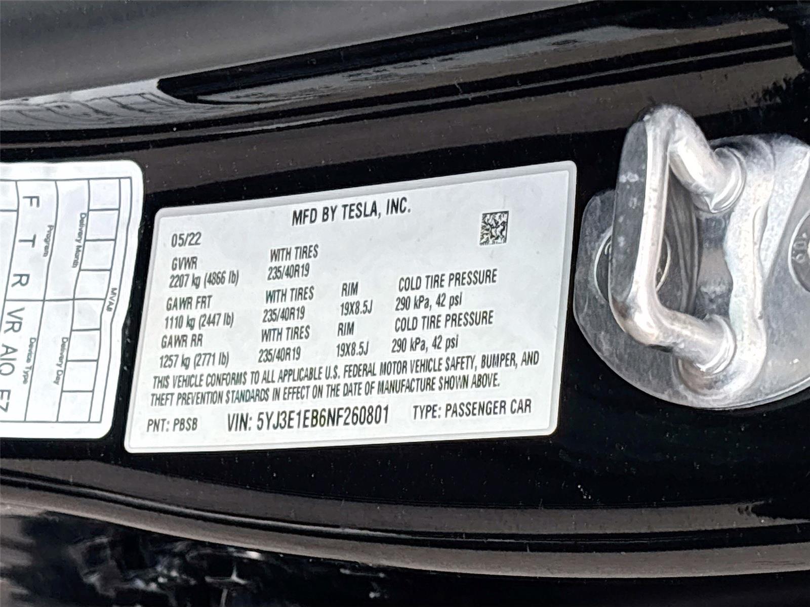 2022 Tesla Model 3 Long Range