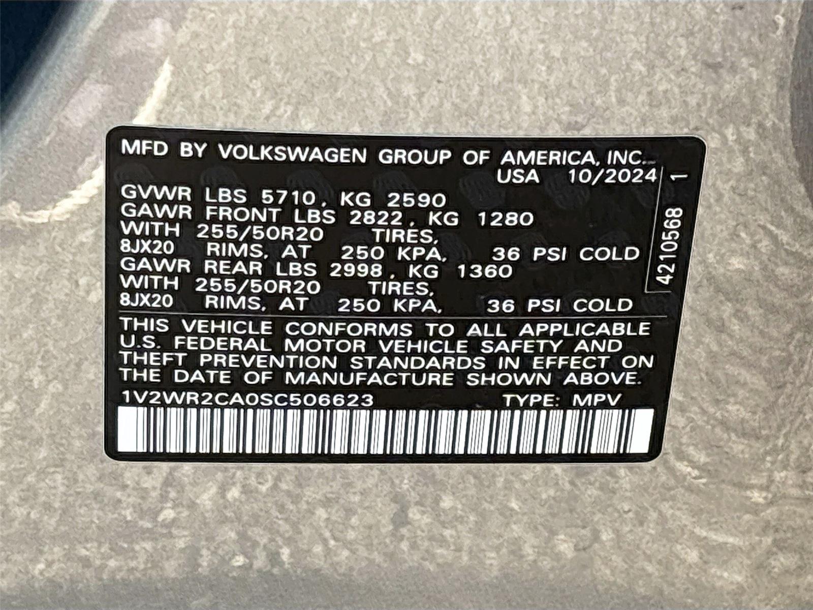 2025 Volkswagen Atlas 2.0T SE w/Technology