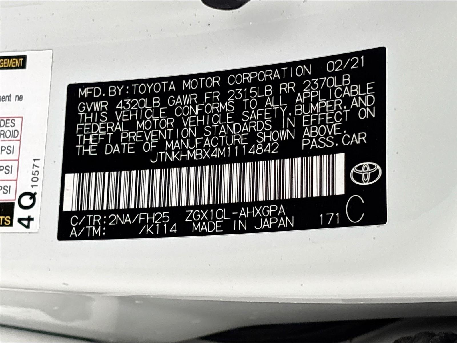 2021 Toyota C-HR Nightshade