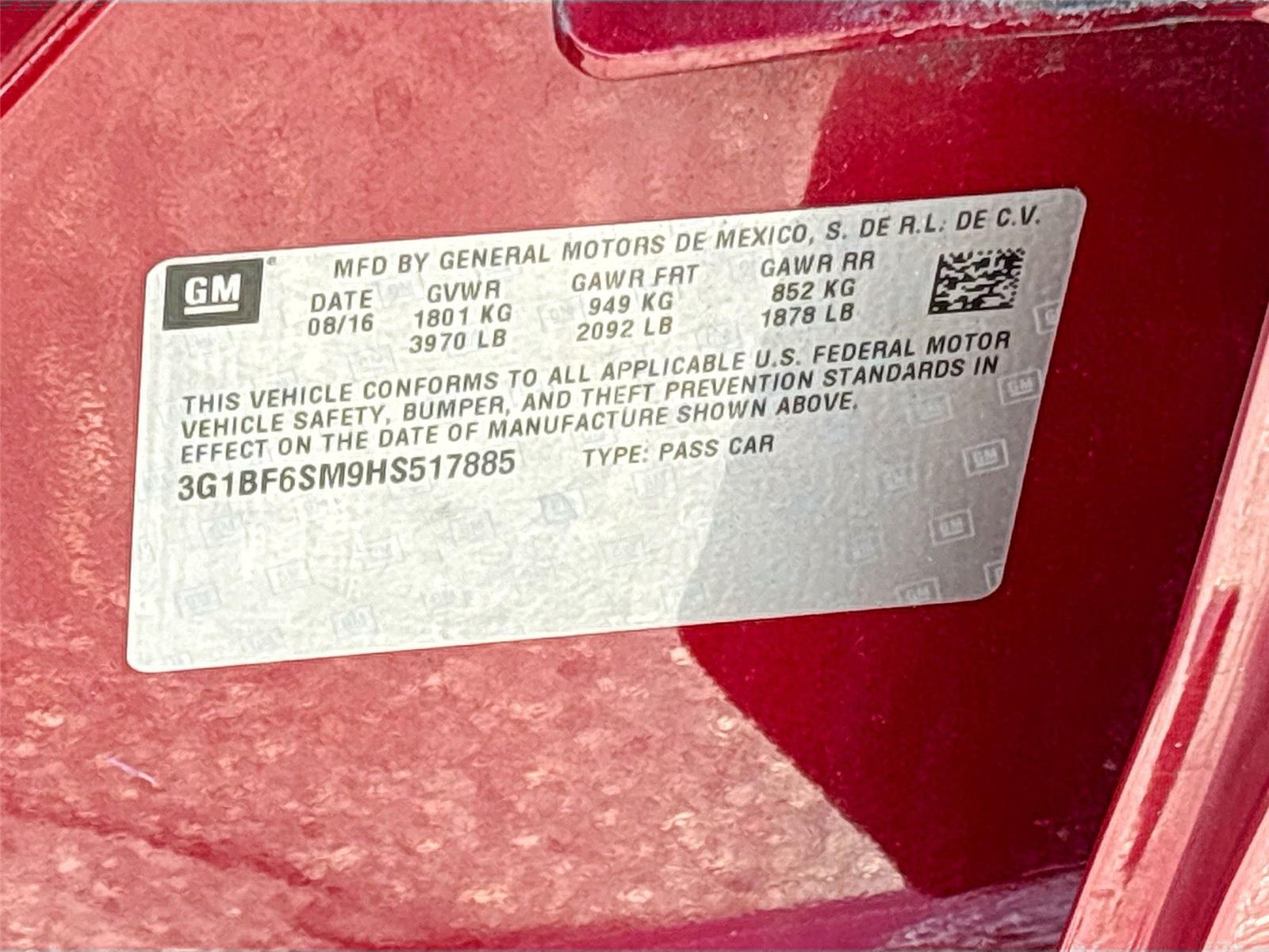 2017 Chevrolet Cruze Premier