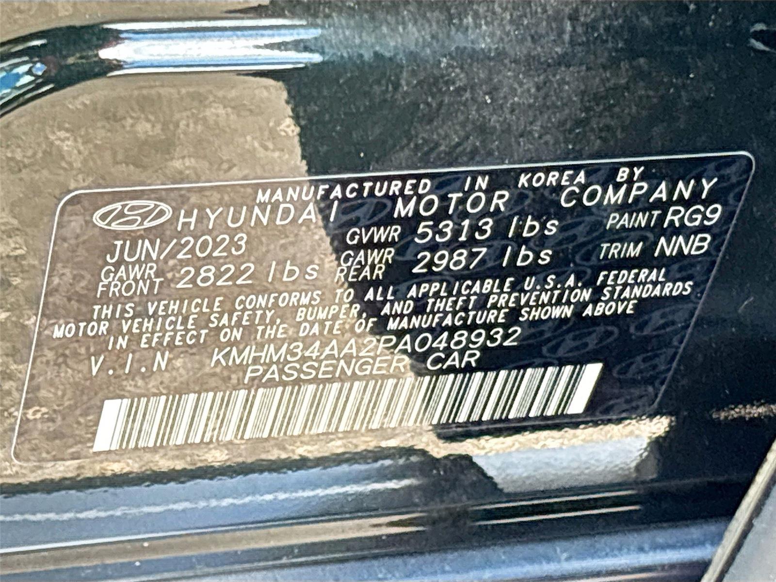 2023 Hyundai IONIQ 6 SEL